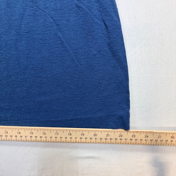 FP Beach Homecoming Jumper Smocked Jumpsuit Sz XS Ultra Wide Leg Blue - Picture 8 of 8